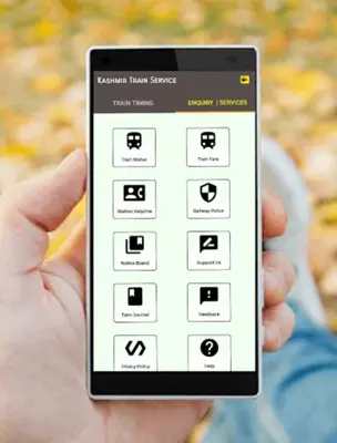 Kashmir Train Timing android App screenshot 2